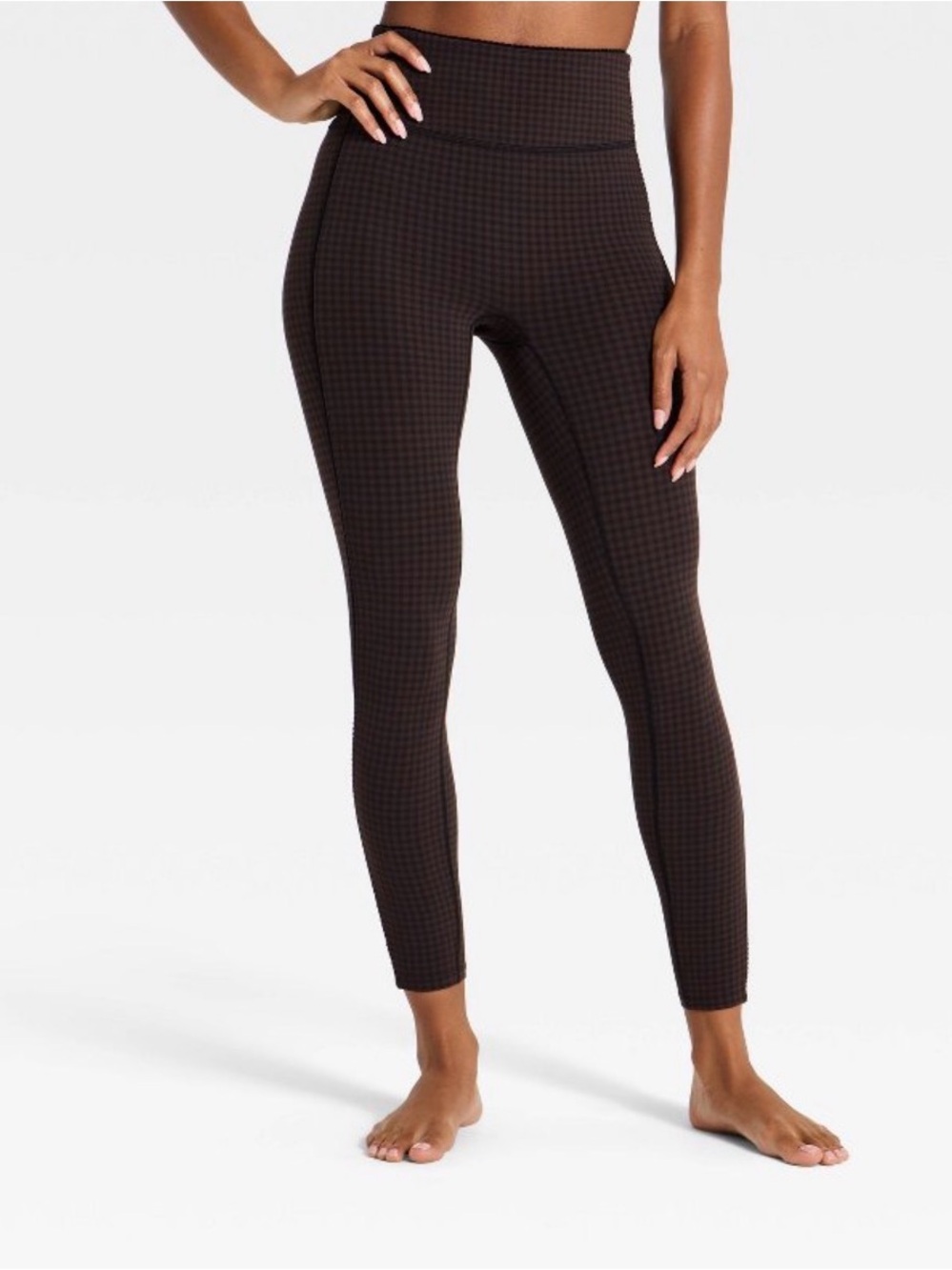 All in motion- Target leggings black/brown gingham SOLD OUT